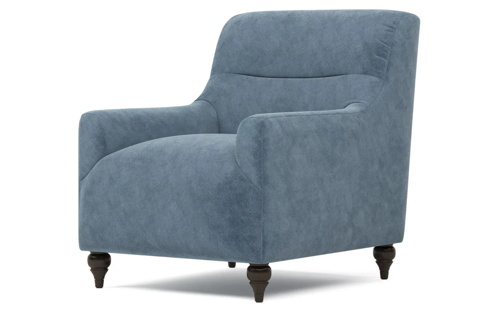 Gracelynn Accent Chair - Twilight Blue, Velvet