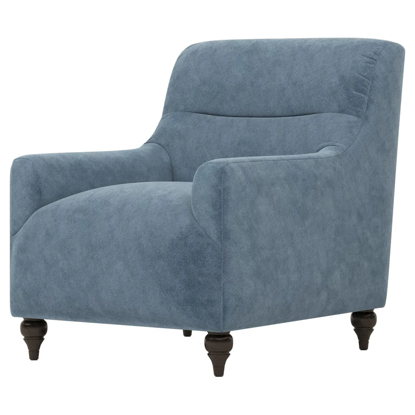 Gracelynn Accent Chair - Twilight Blue, Velvet