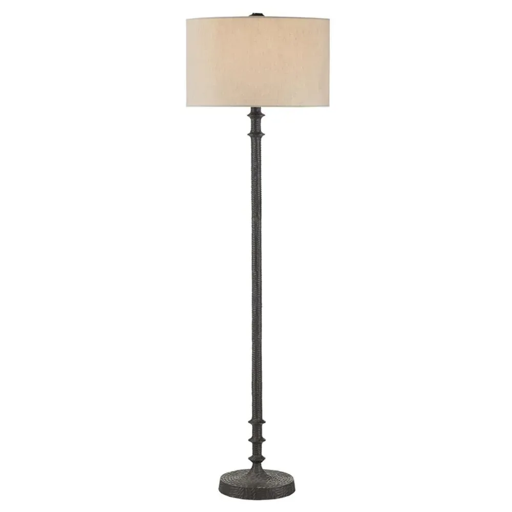 Gracie Column Floor Lamp - Bronze, Aluminum