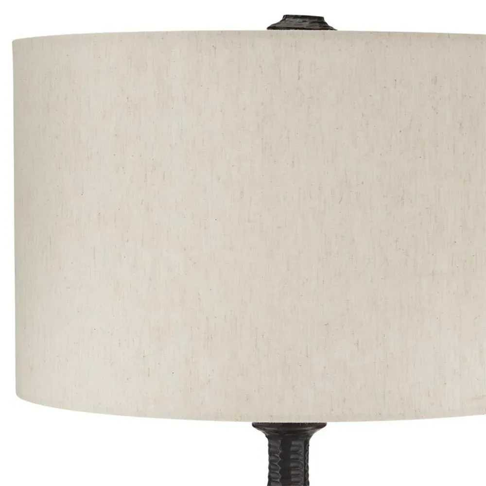 Gracie Column Floor Lamp - Bronze, Aluminum
