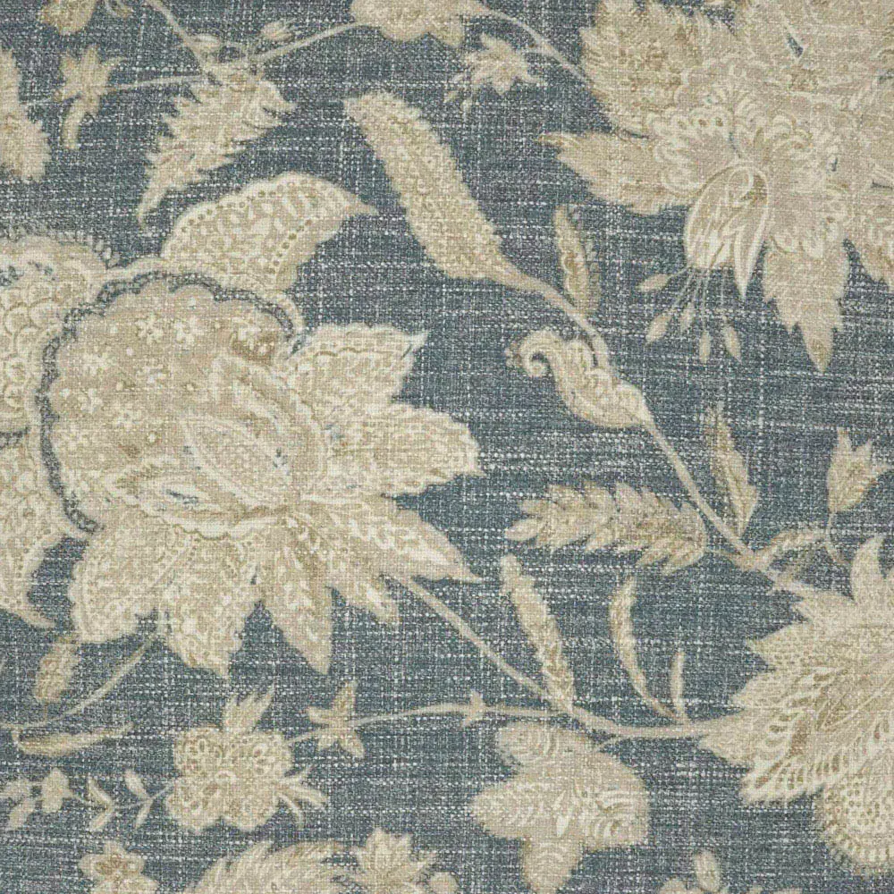 Gracie Floral Lumbar Pillow - Blue