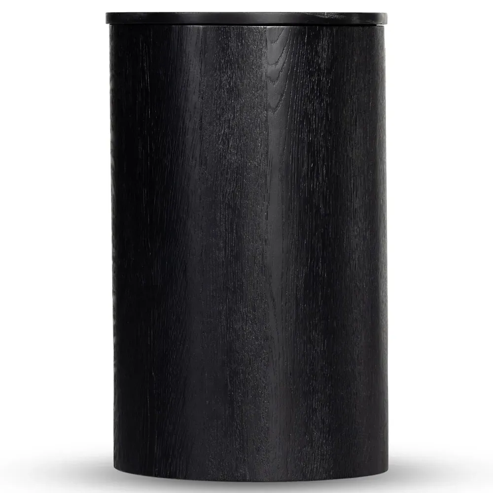 Graham 4 Door Media Cabinet - Black, Oak