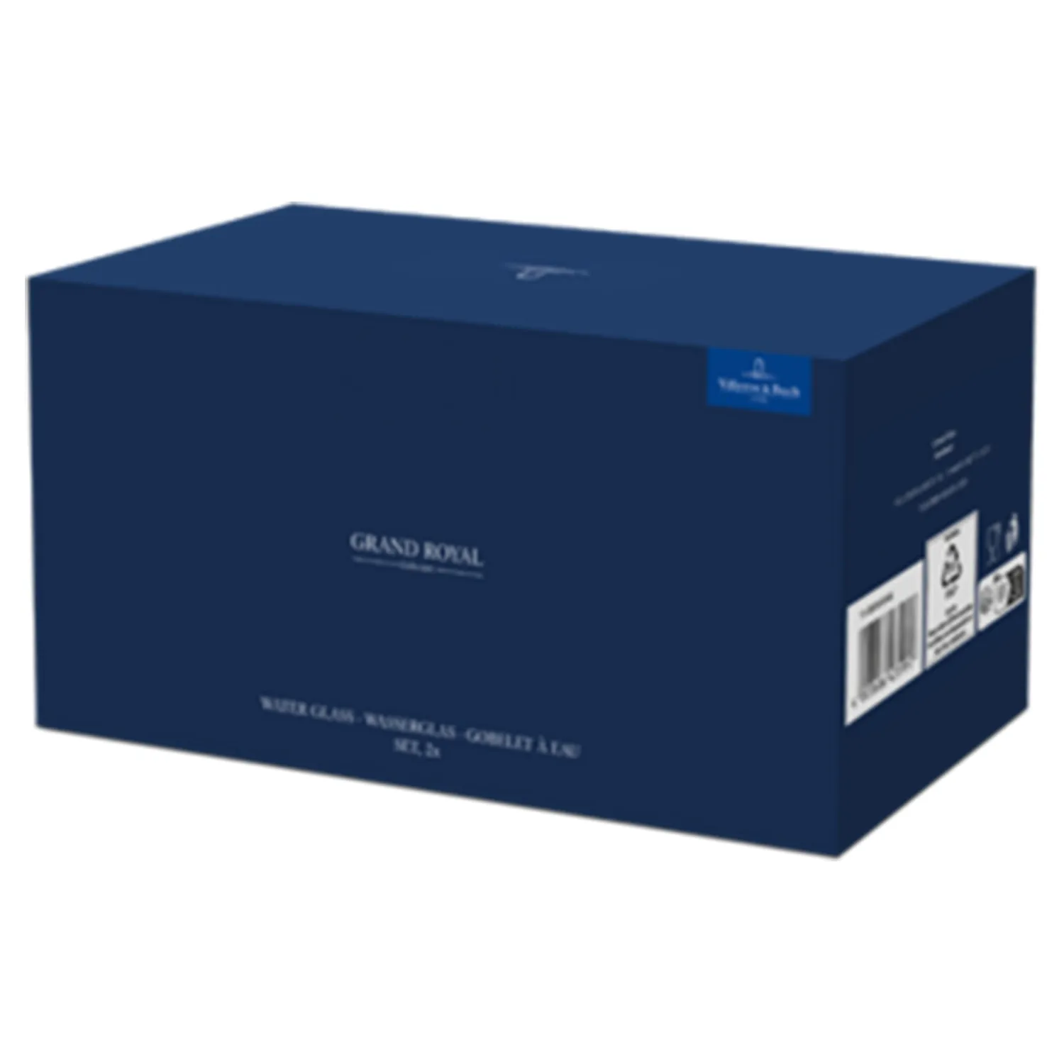 Grand Royal Regency Old Fashioned Glass Set of 2 - Clear