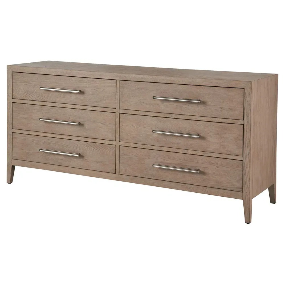 Greig Double Dresser - Grey, Oak