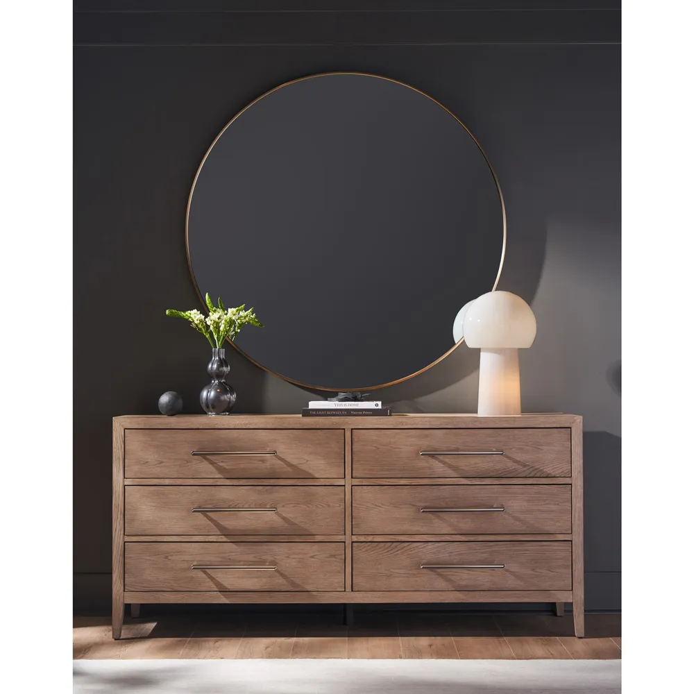 Greig Double Dresser - Grey, Oak