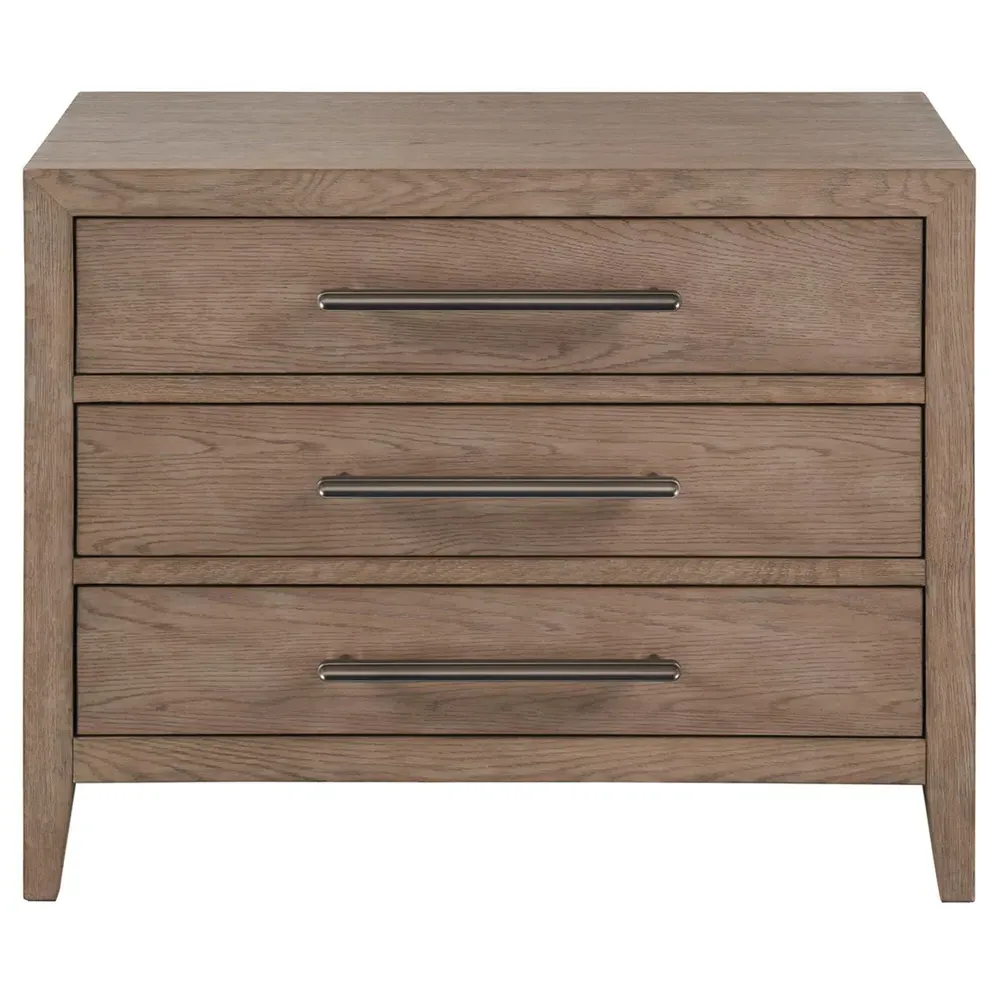Greig Nightstand - Grey, Oak image