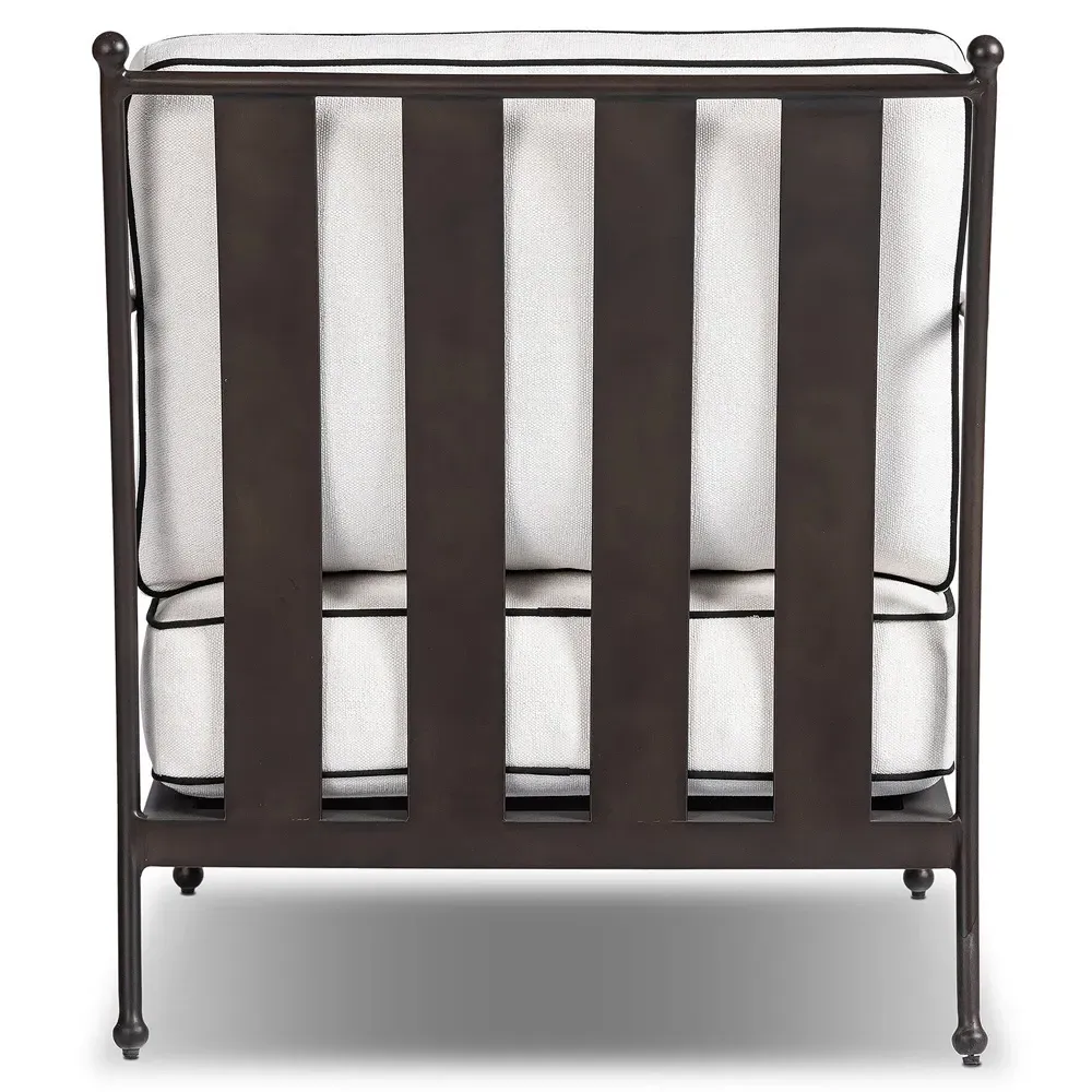 Gretchen Outdoor Lounge Chair - White, Aluminum