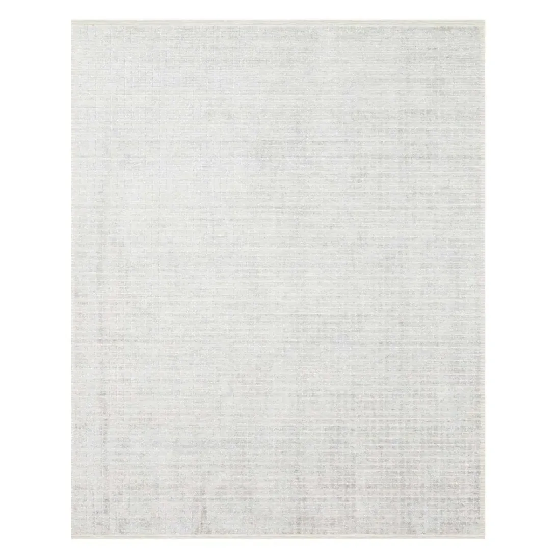 Greysen 2'6"x9'9" Linear Rug - Silver Grey, Wool