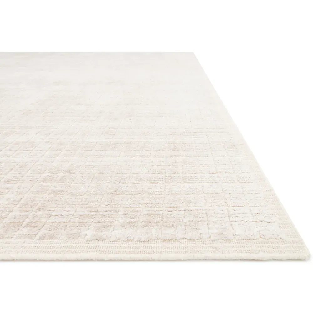 Greysen 4'x6' Linear Rug - Natural Cream, Wool