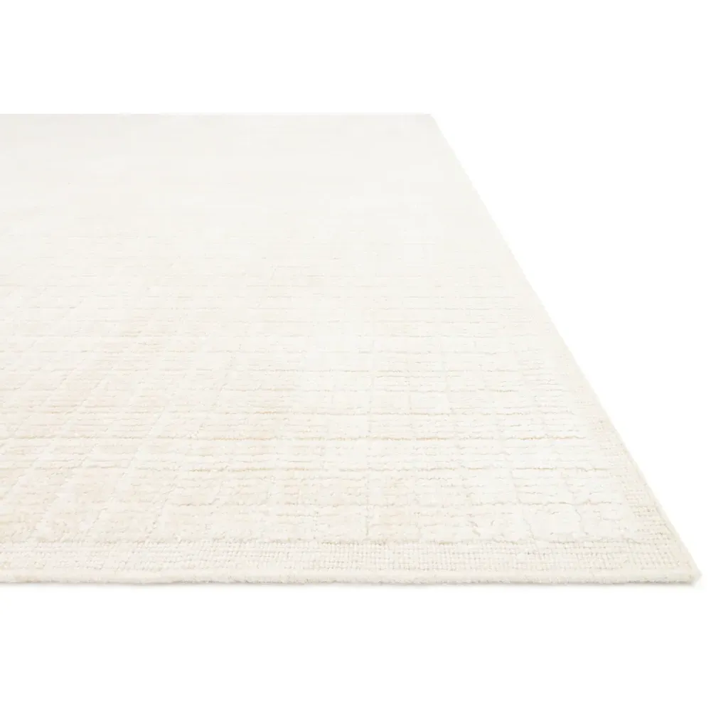 Greysen 8'6"x11'6" Linear Rug - Ivory White, Wool