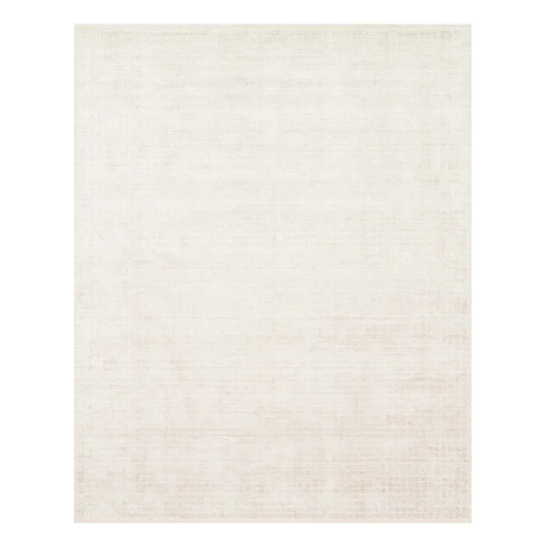 Greysen 9'6"x13'6" Linear Rug - Natural Cream, Wool