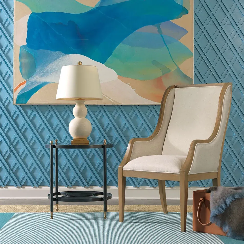 Grier Round Side Table - Antique Mirror, Metal