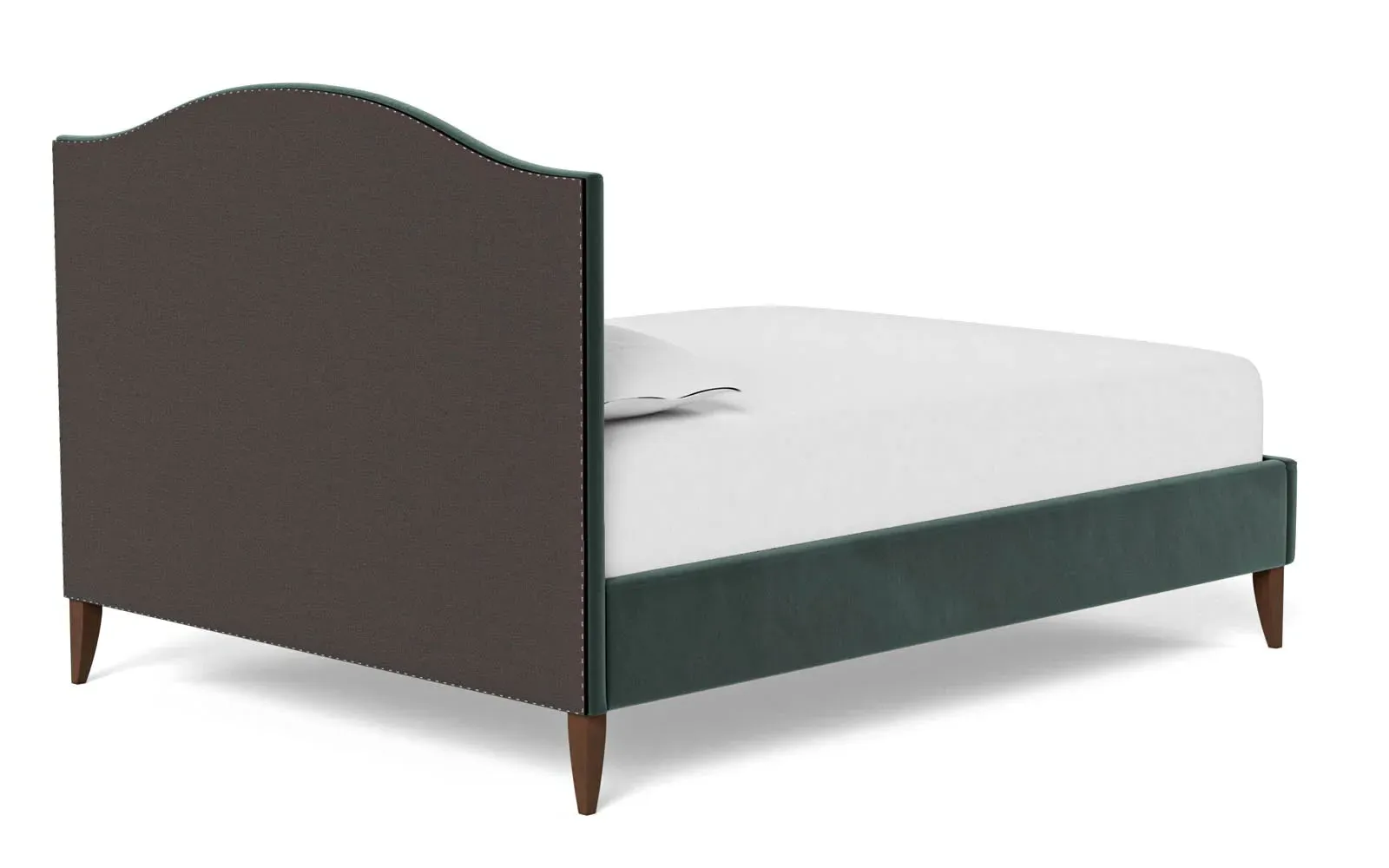 Griffin King Size Bed Frame - Lagoon, Velvet
