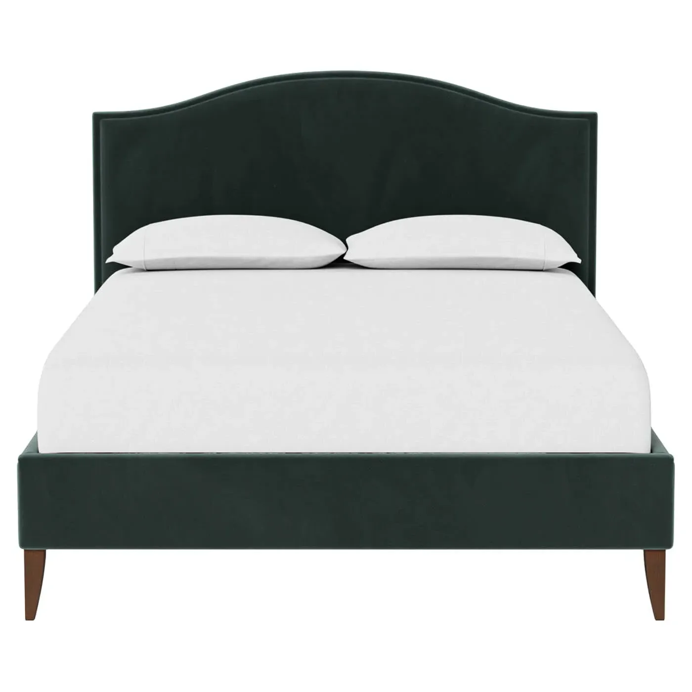 Griffin King Size Bed Frame - Lagoon, Velvet