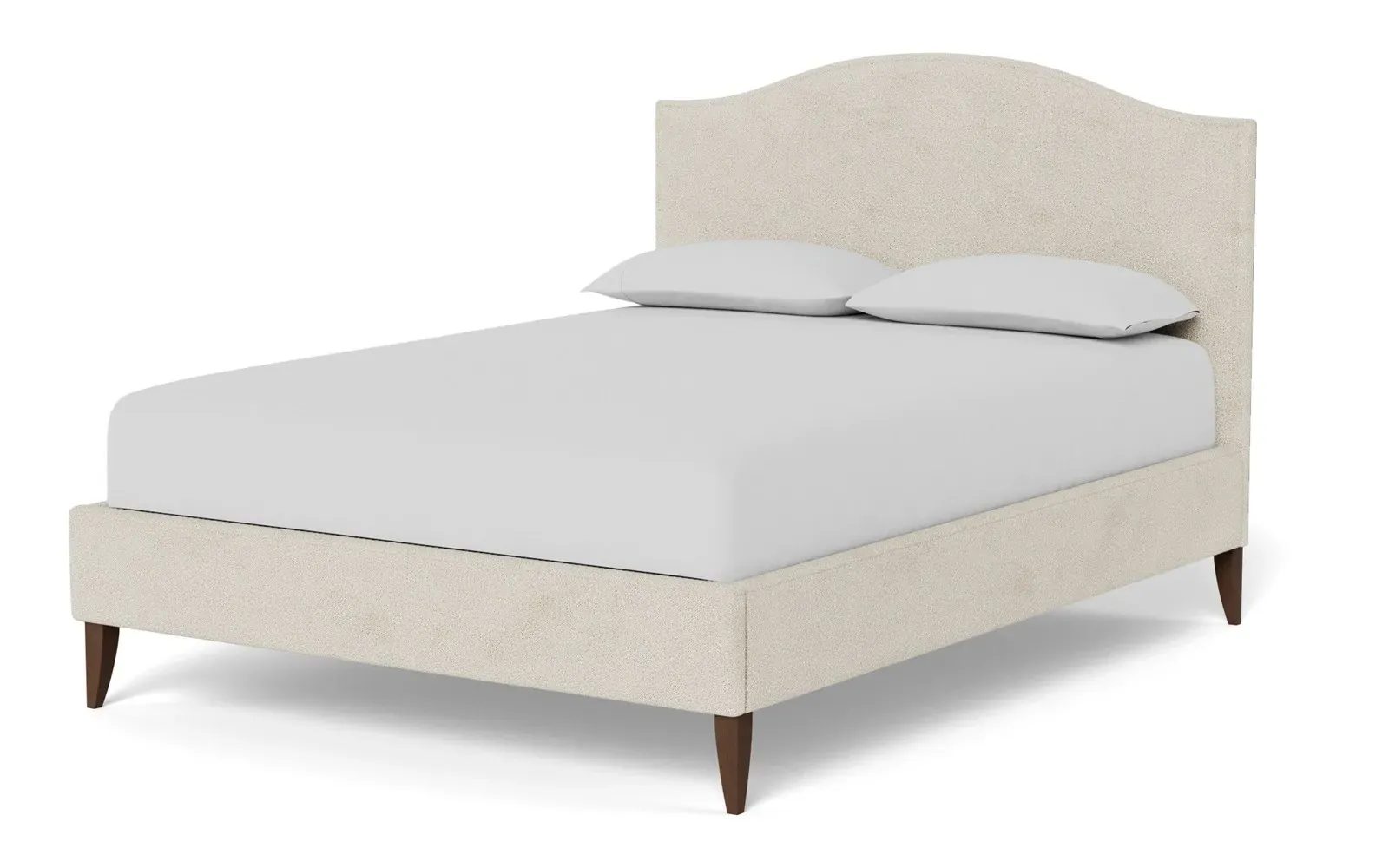 Griffin King Size Bed Frame - Sugar Cookie, Boucle