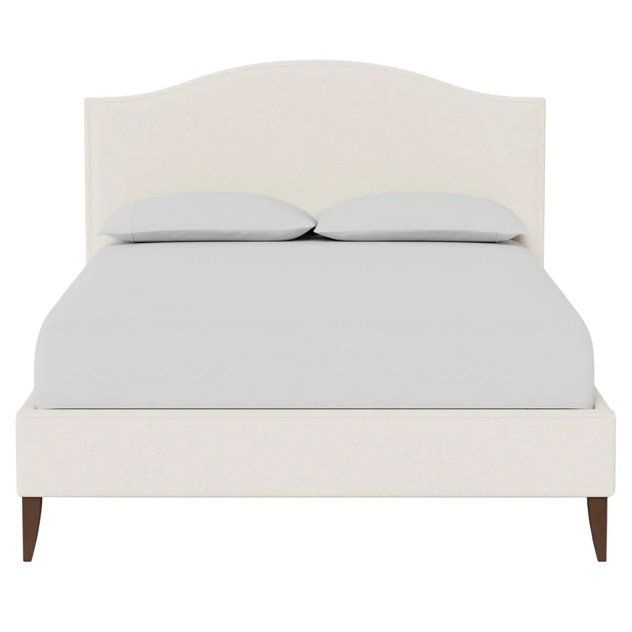 Griffin Queen Size Bed Frame - Mascarpone, Hardwood image