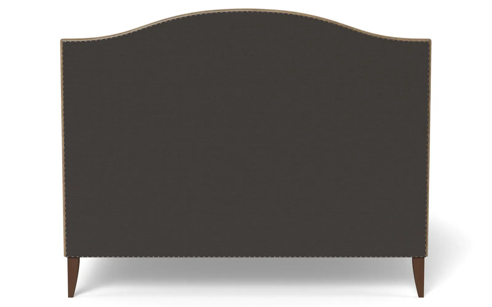 Griffin Queen Size Bed Frame - Milk Chocolate, Leather