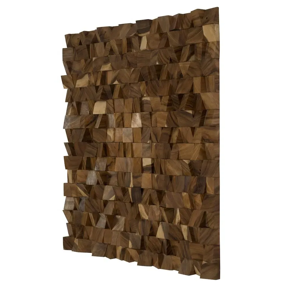 Grover Wall Sculpture - Brown, Wood