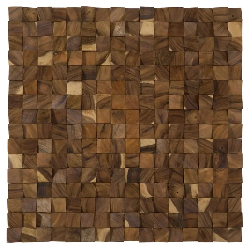 Grover Wall Sculpture - Brown, Wood image