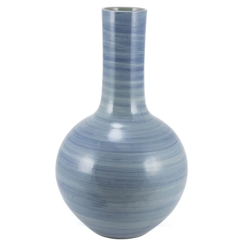 Gunner Small Decorative Table Vase - Blue, Porcelain image