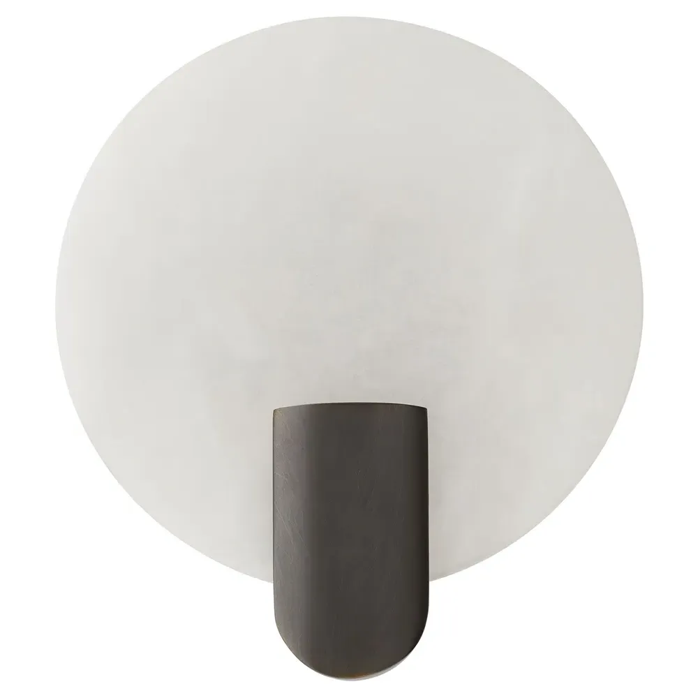 Halette Flush Mount Sconce - Bronze, Steel image