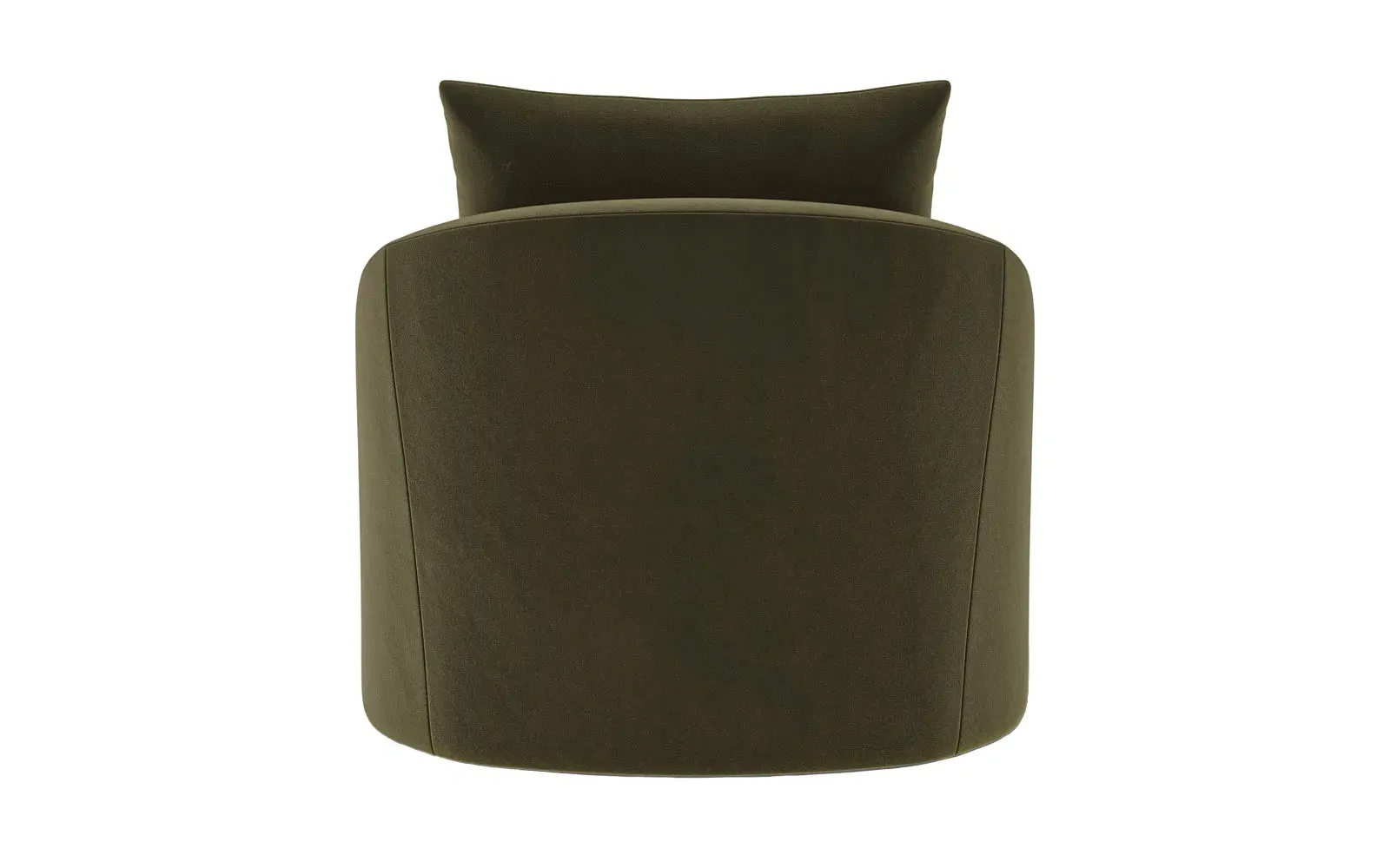 Halle Swivel Chair - Boxwood Green, Performance Velvet