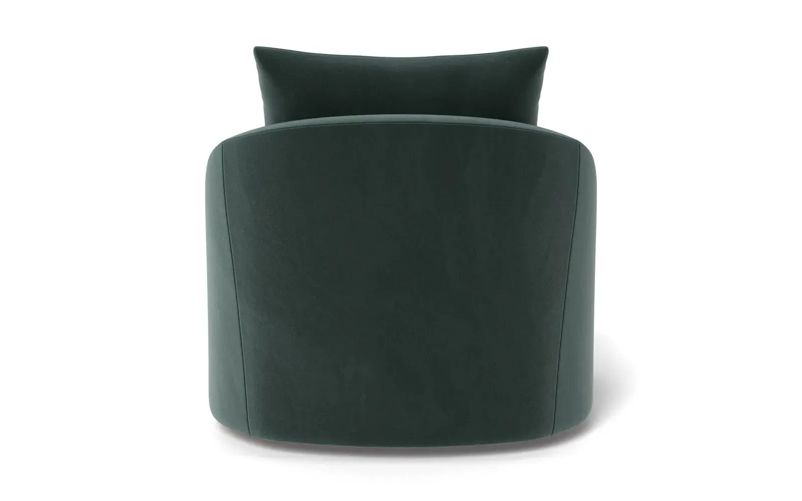 Halle Swivel Chair - Lagoon, Performance Velvet