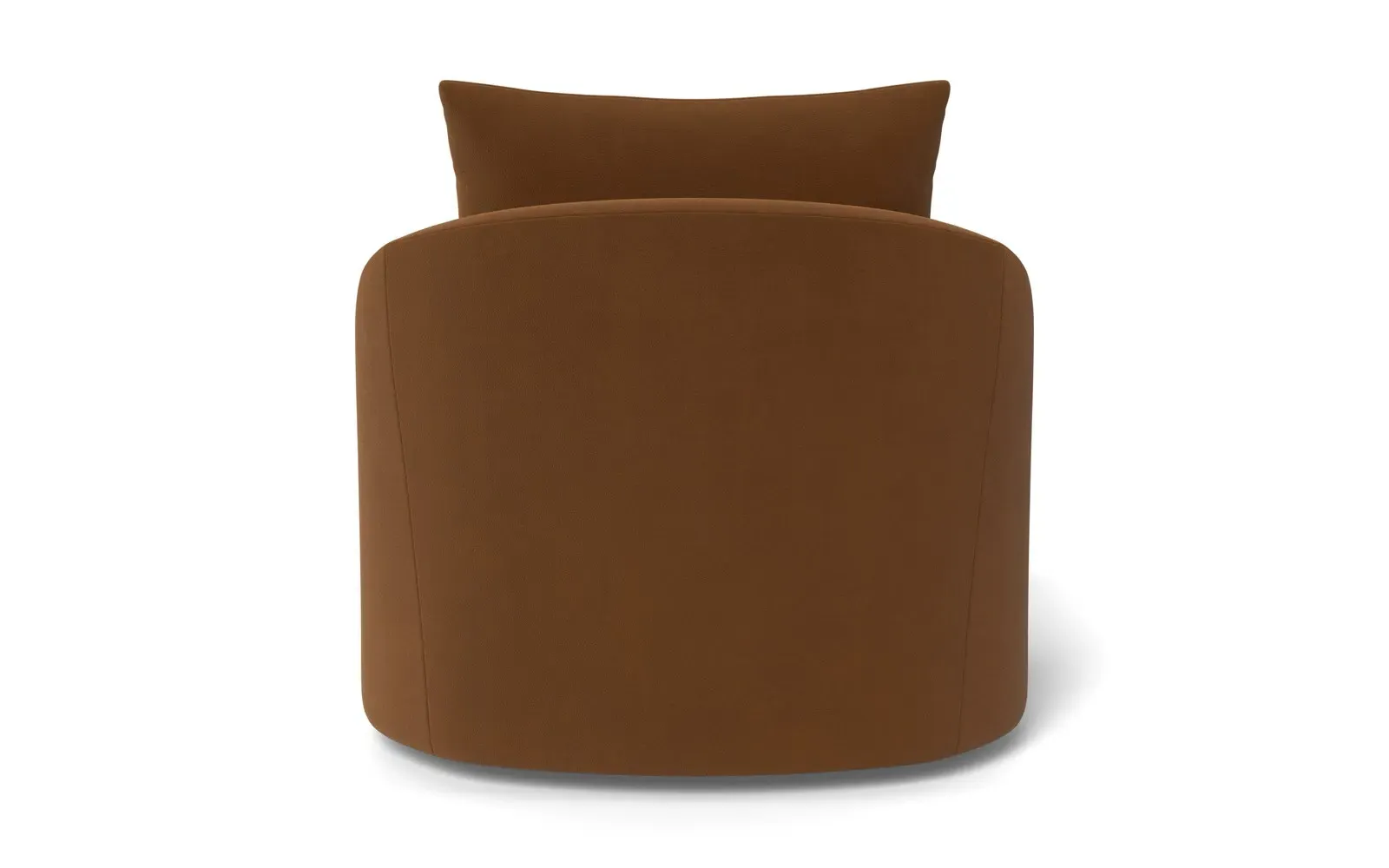 Halle Swivel Chair - Spice, Performance Velvet