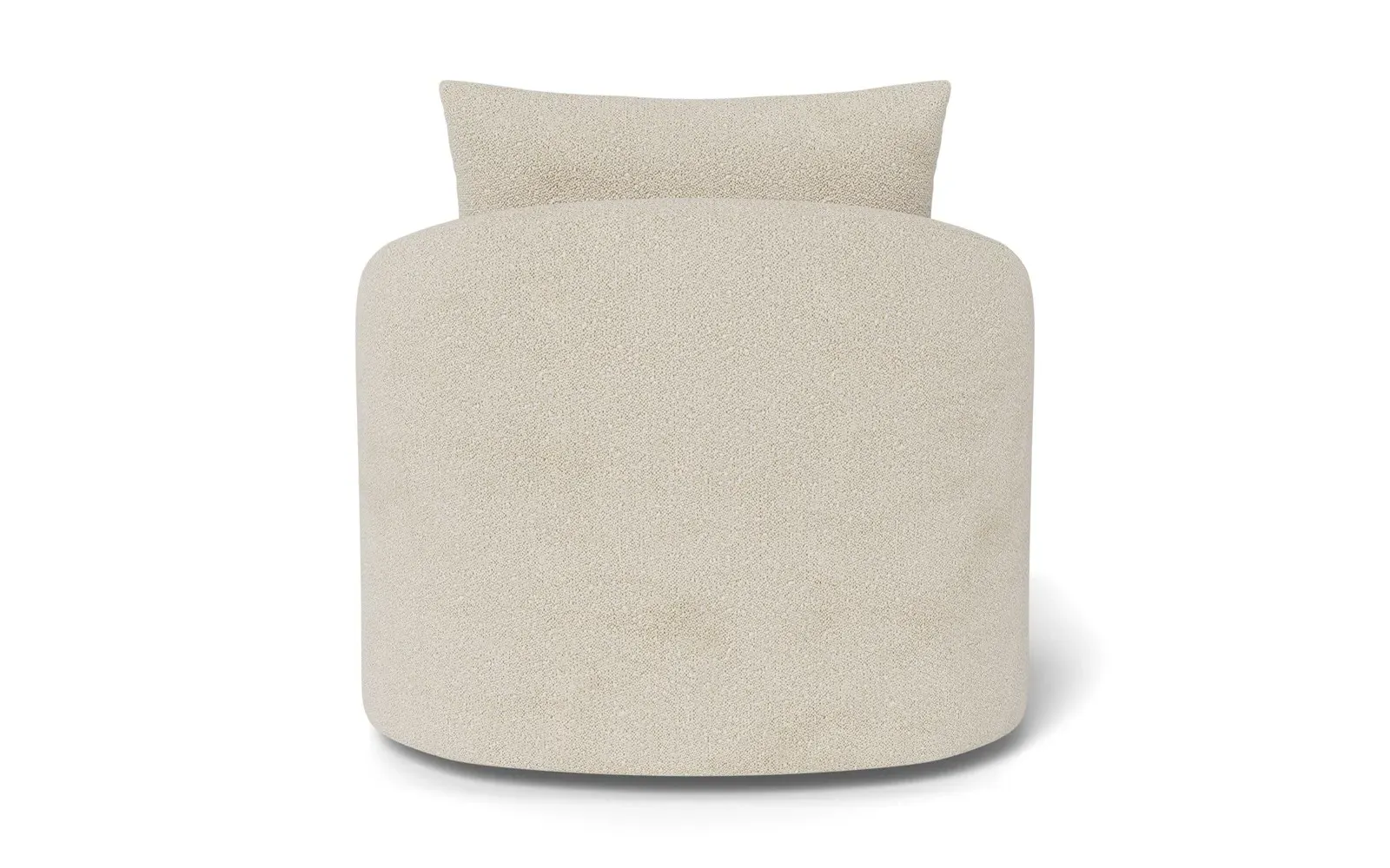 Halle Swivel Chair - Sugar Cookie, Performance Boucle