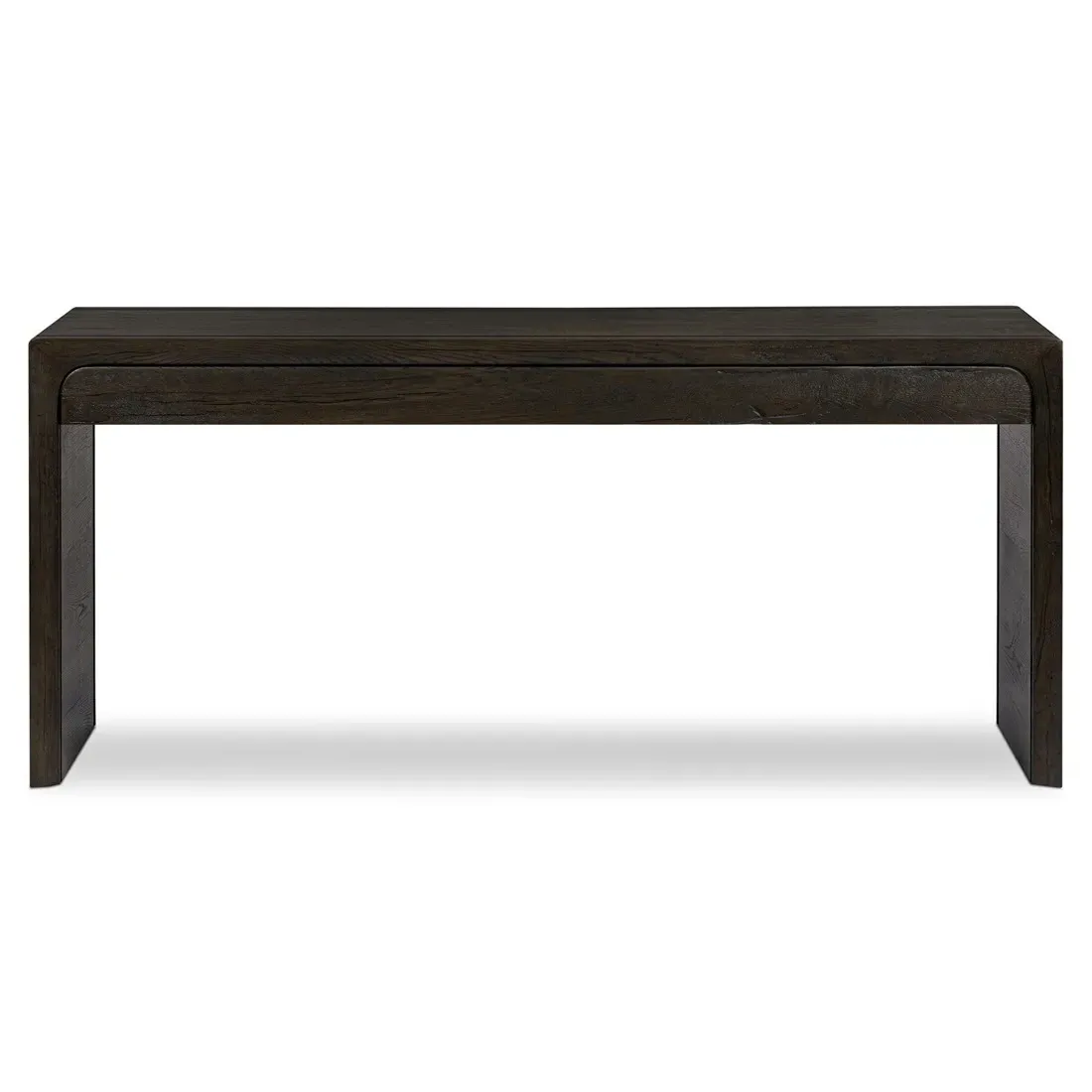 Halley Desk - Dark Brown, Oak Wood