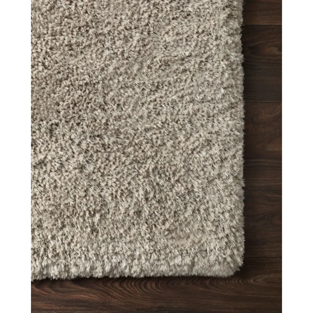 Halric Shag Rug - Grey, Polyester