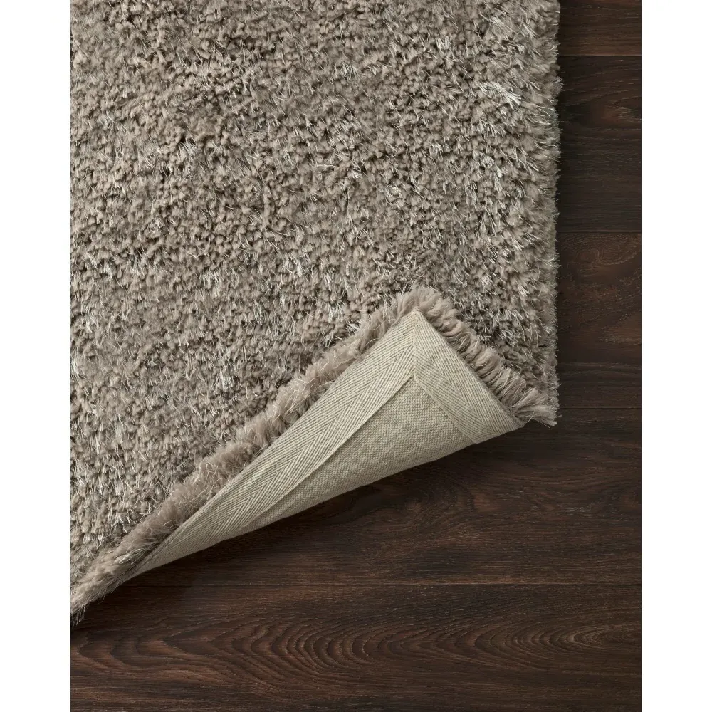 Halric Shag Rug - Taupe Brown, Polyester
