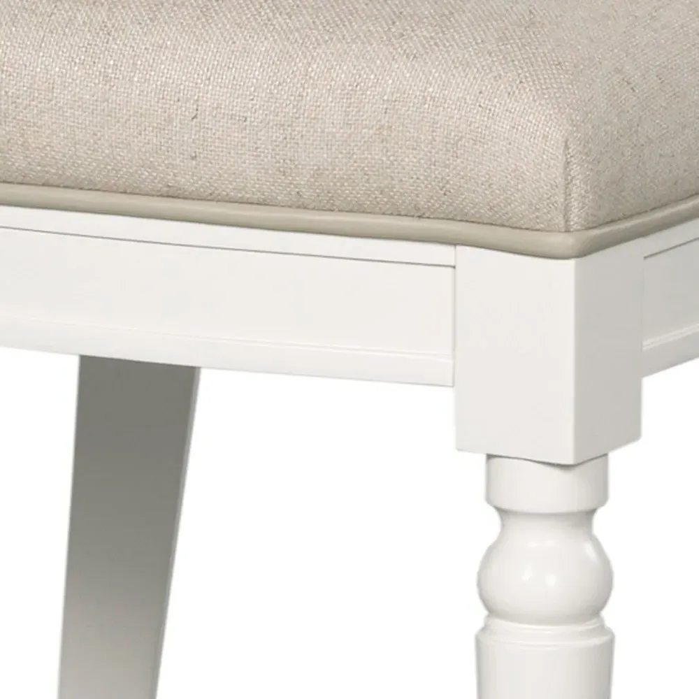 Hampton Dining Arm Chair - White Dove, Beech