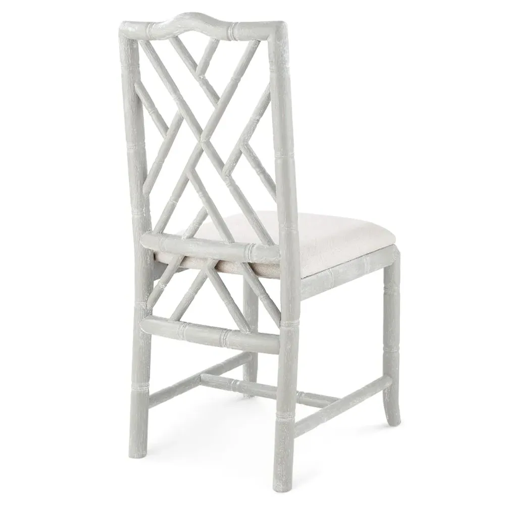Hampton Dining Side Chair - Grey, Linen