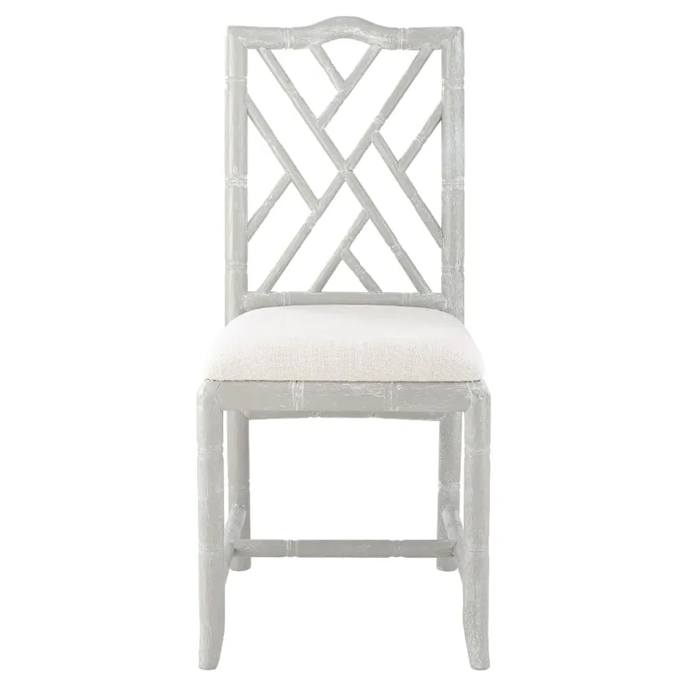 Hampton Dining Side Chair - Grey, Linen image