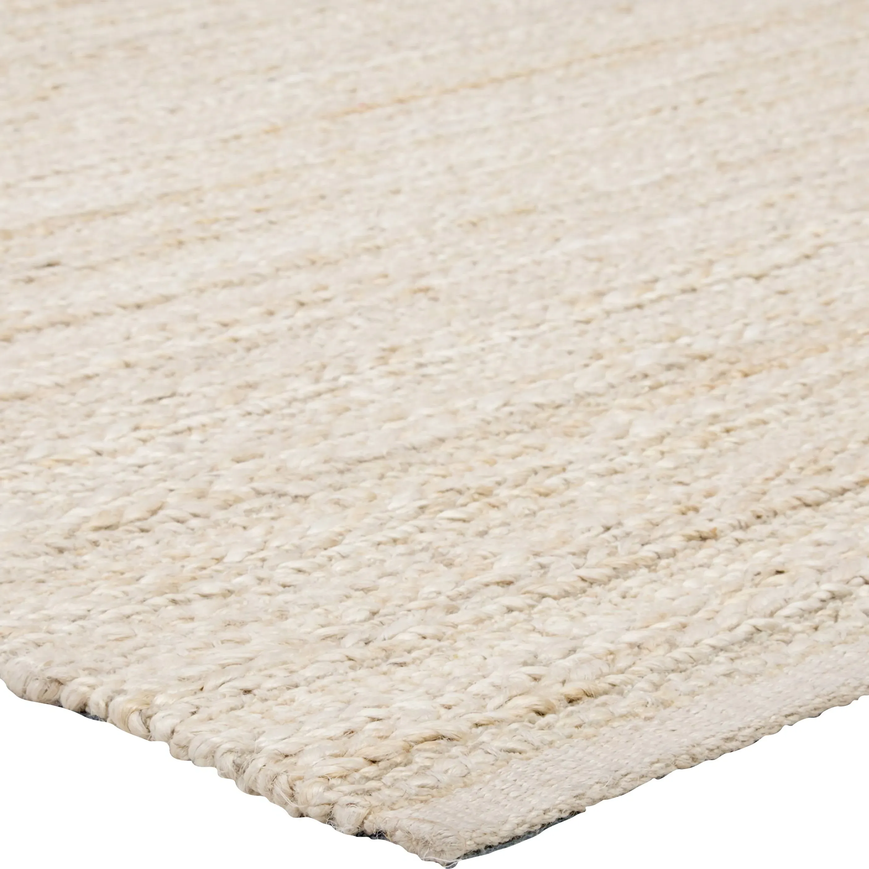 Hamza 9x12 Solid Rug - Beige, Jute