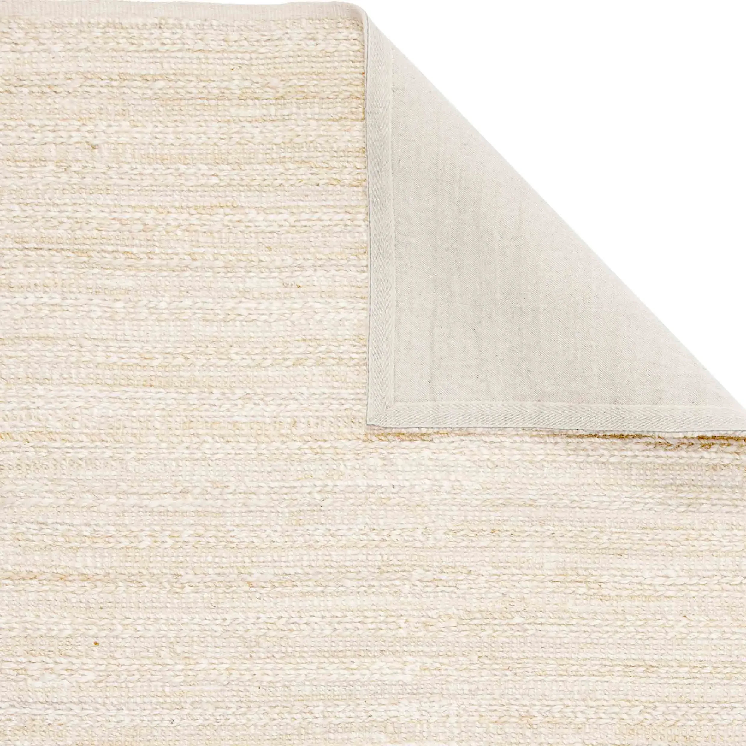 Hamza 9x12 Solid Rug - Beige, Jute