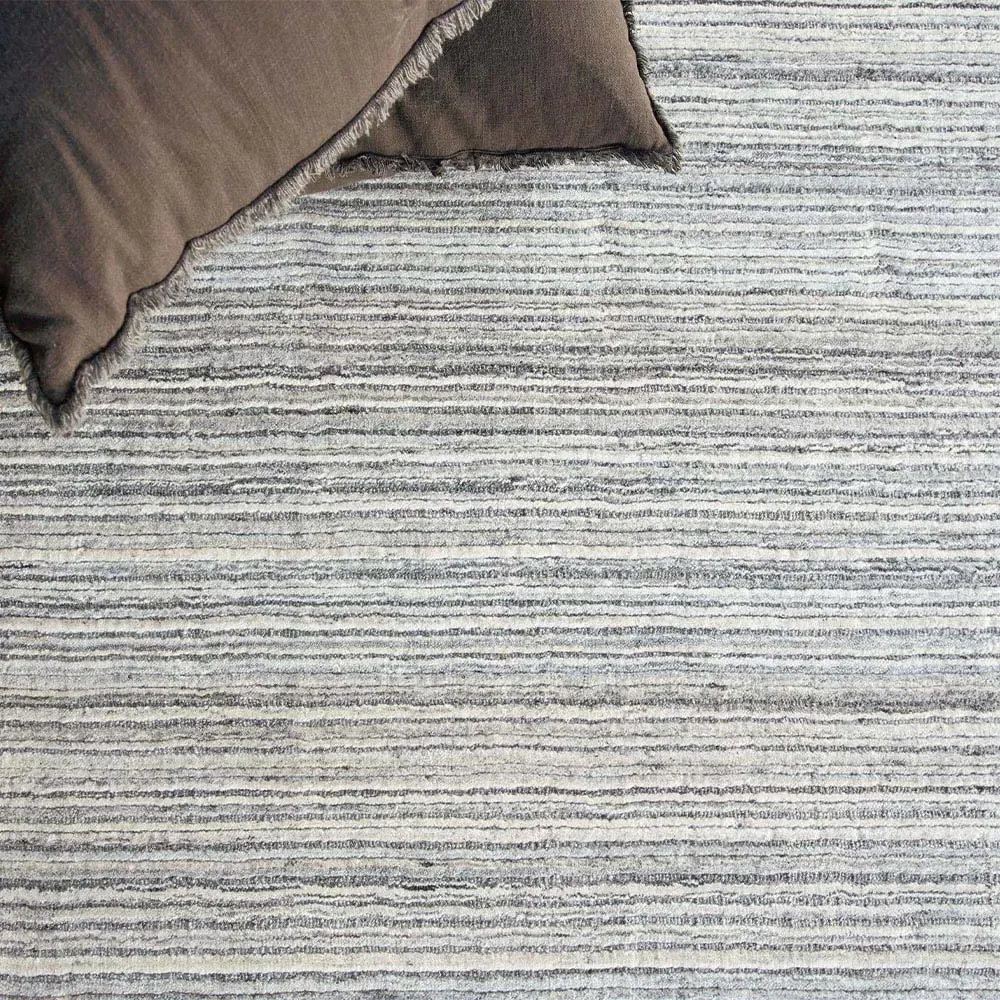 Hannah Patterned Rug - Grey