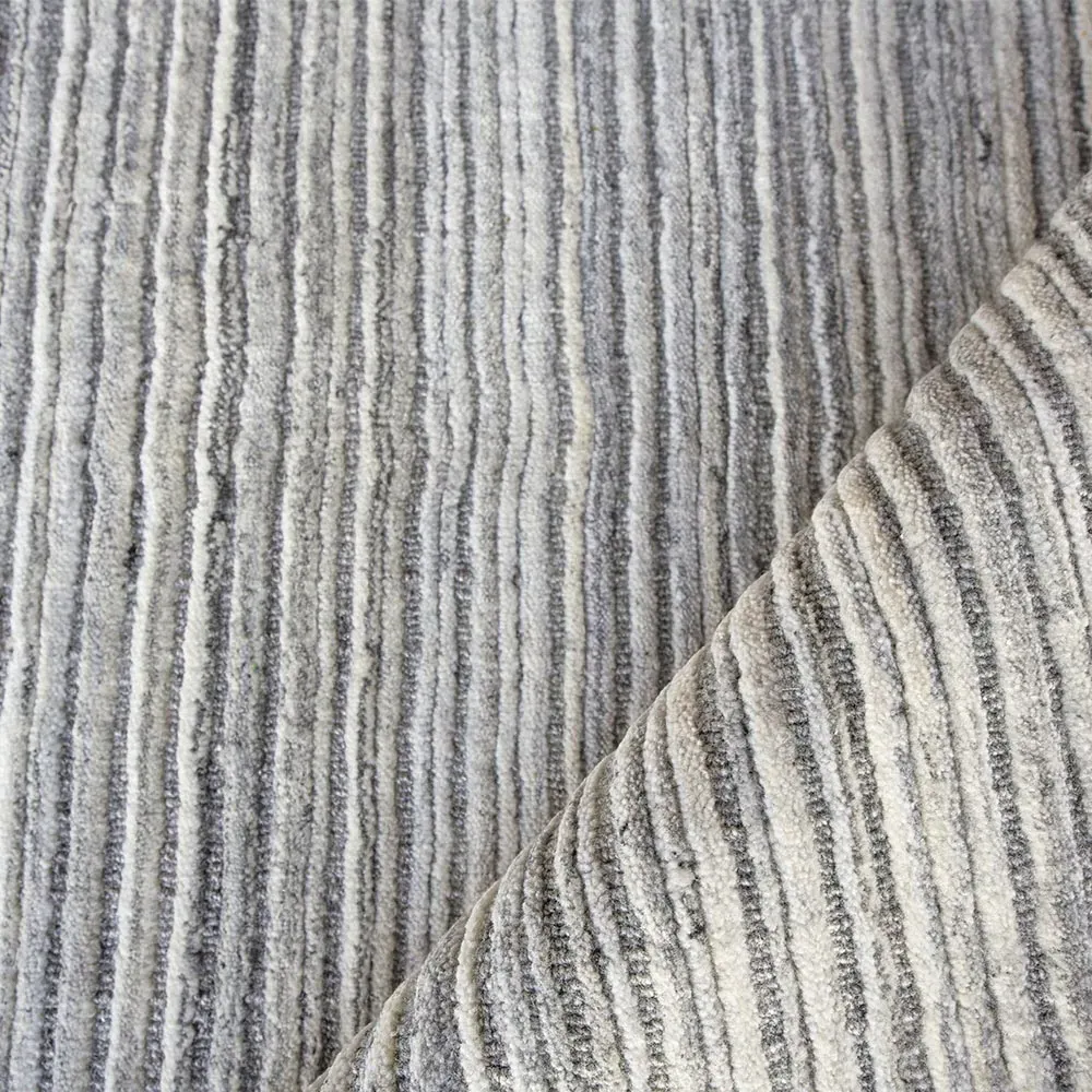 Hannah Patterned Rug - Grey