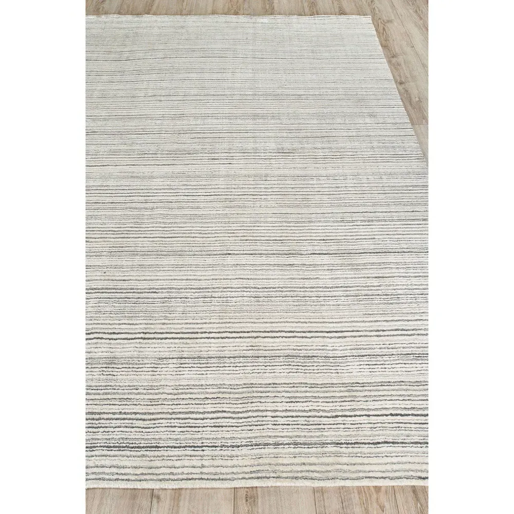 Hannah Sample Patterned Rug - Silver, Nylon