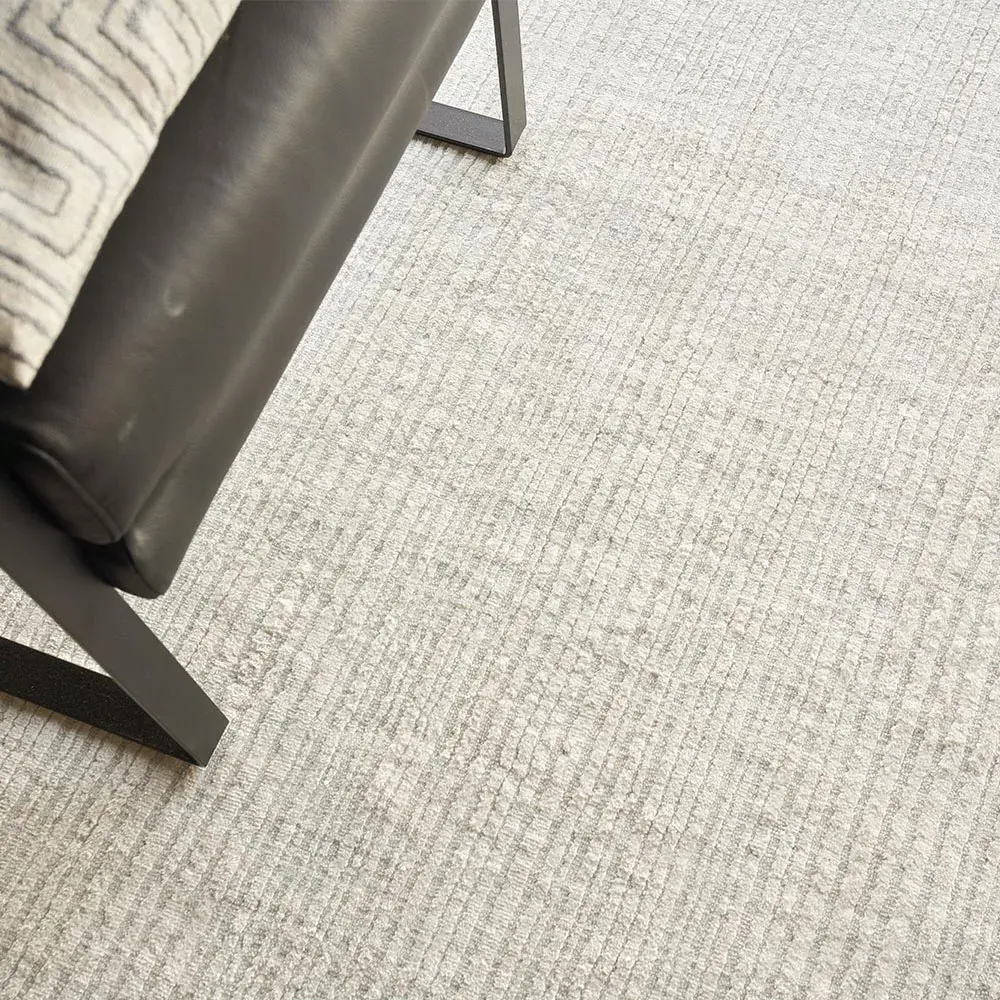 Hannah Solid Rug - Cream, Nylon