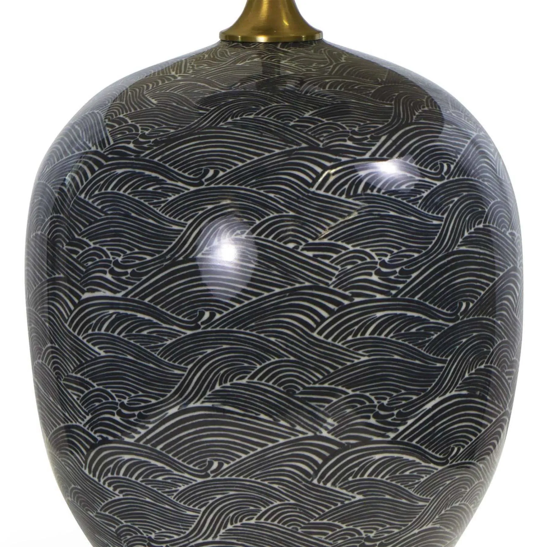 Harbor Ceramic Table Lamp - Black