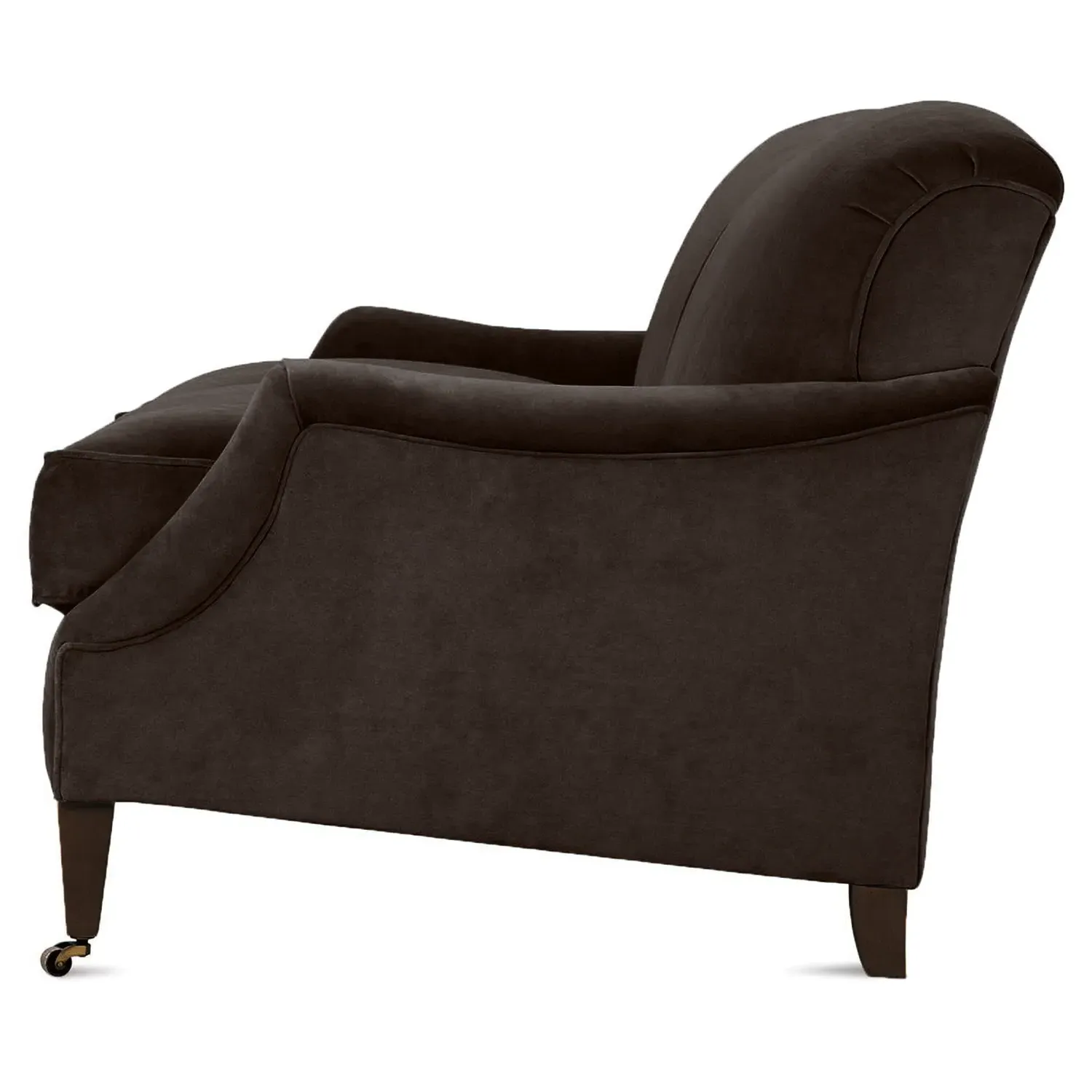 Hargrove 3-Seater Sofa - Brown, Velvet