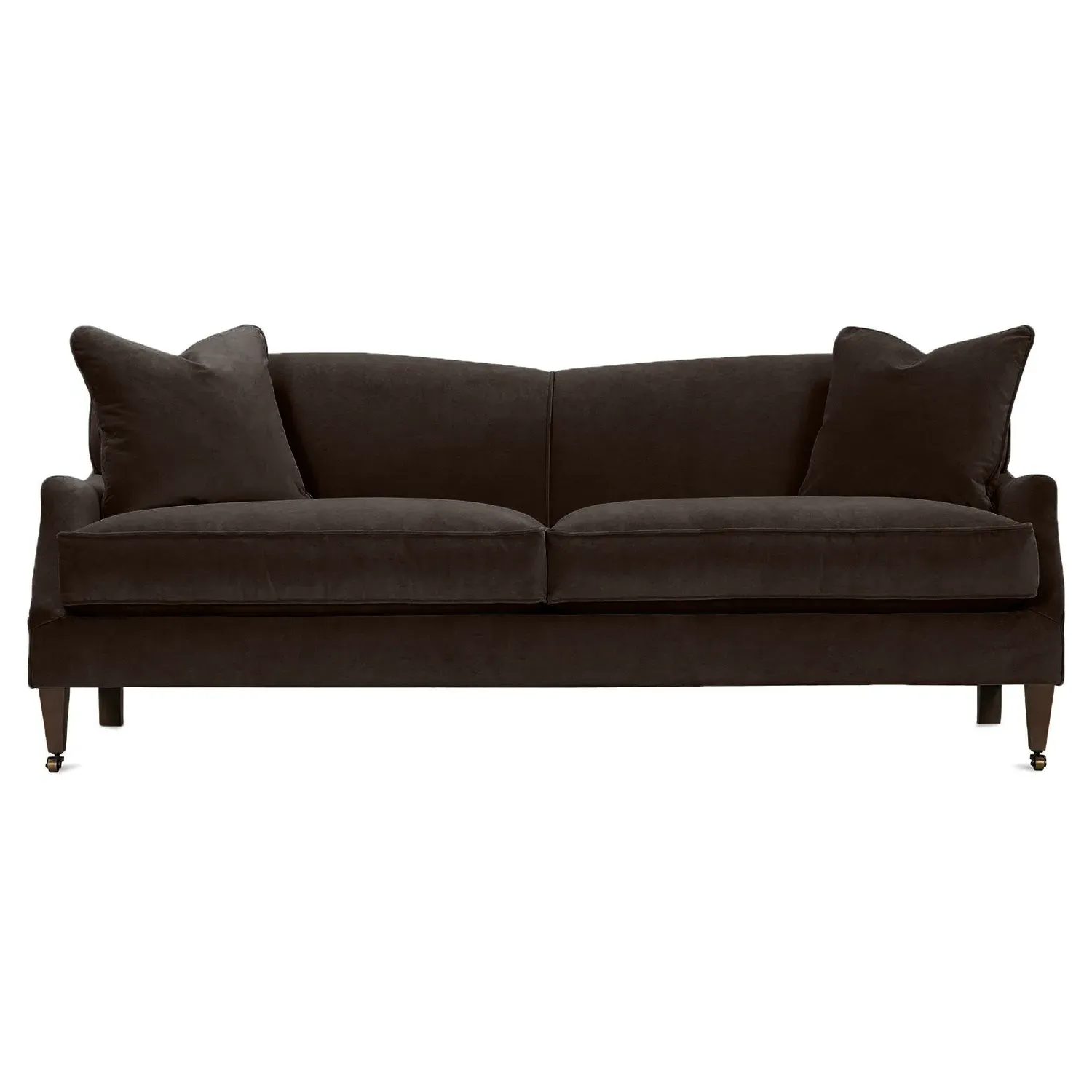 Hargrove 3-Seater Sofa - Brown, Velvet