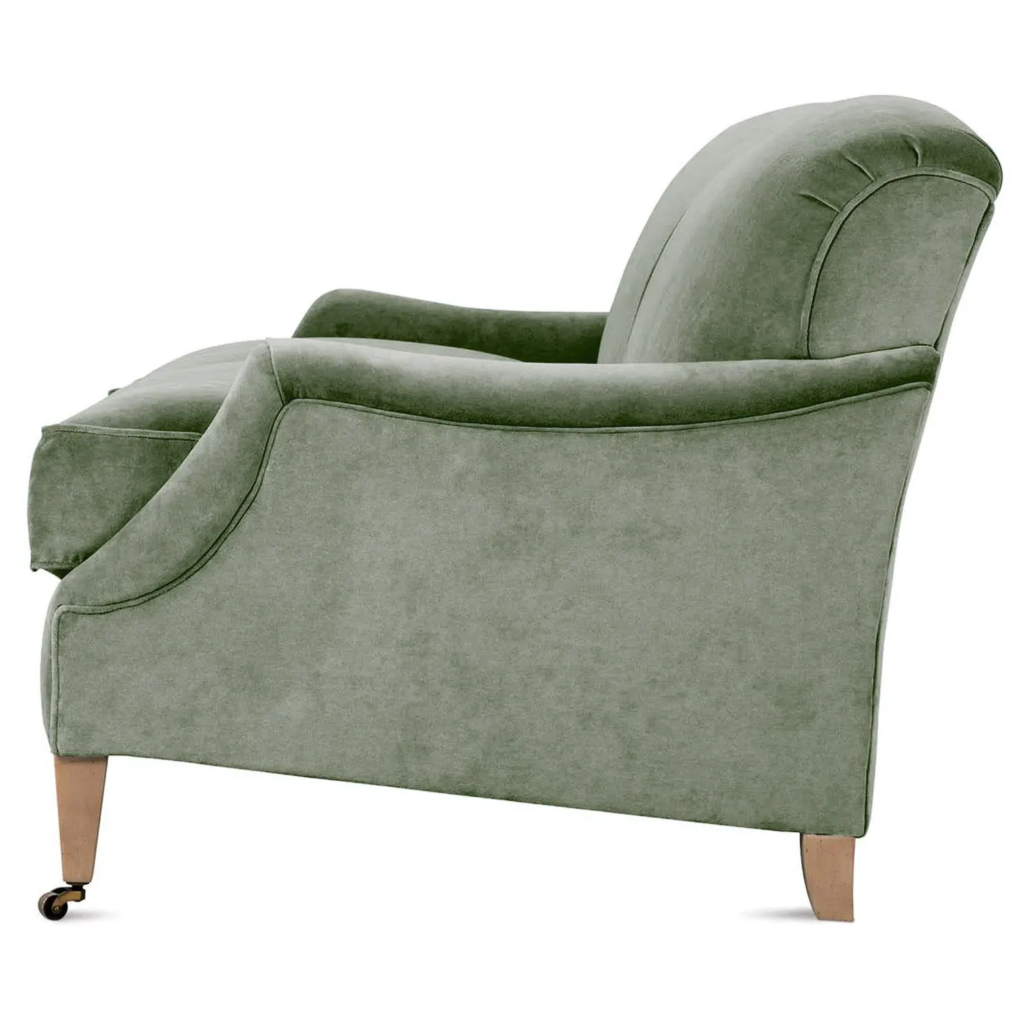 Hargrove 3-Seater Sofa - Green, Velvet