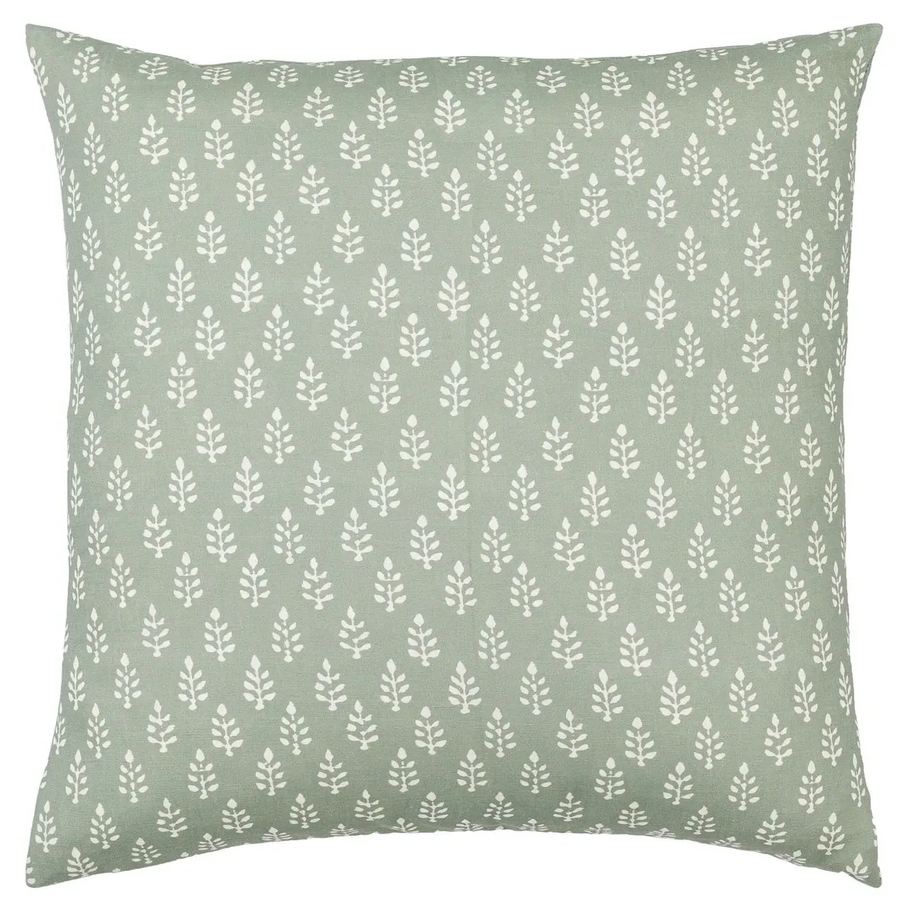 Harie 20x20 Throw Pillow - Light Green, Linen