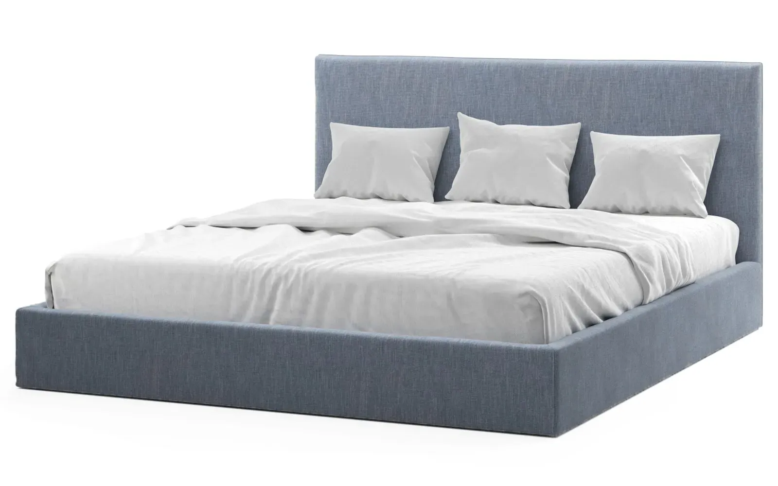 Harley Cal King Bed Frame - Nantucket Blue
