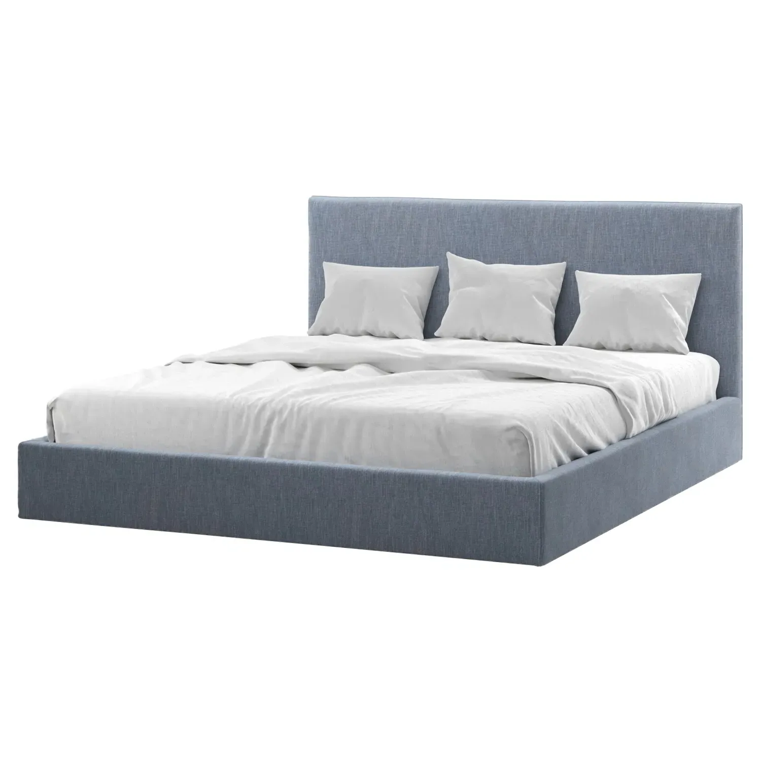 Harley Cal King Bed Frame - Nantucket Blue