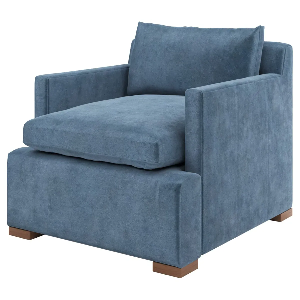 Harley Chair - Blue Dusk, Velvet