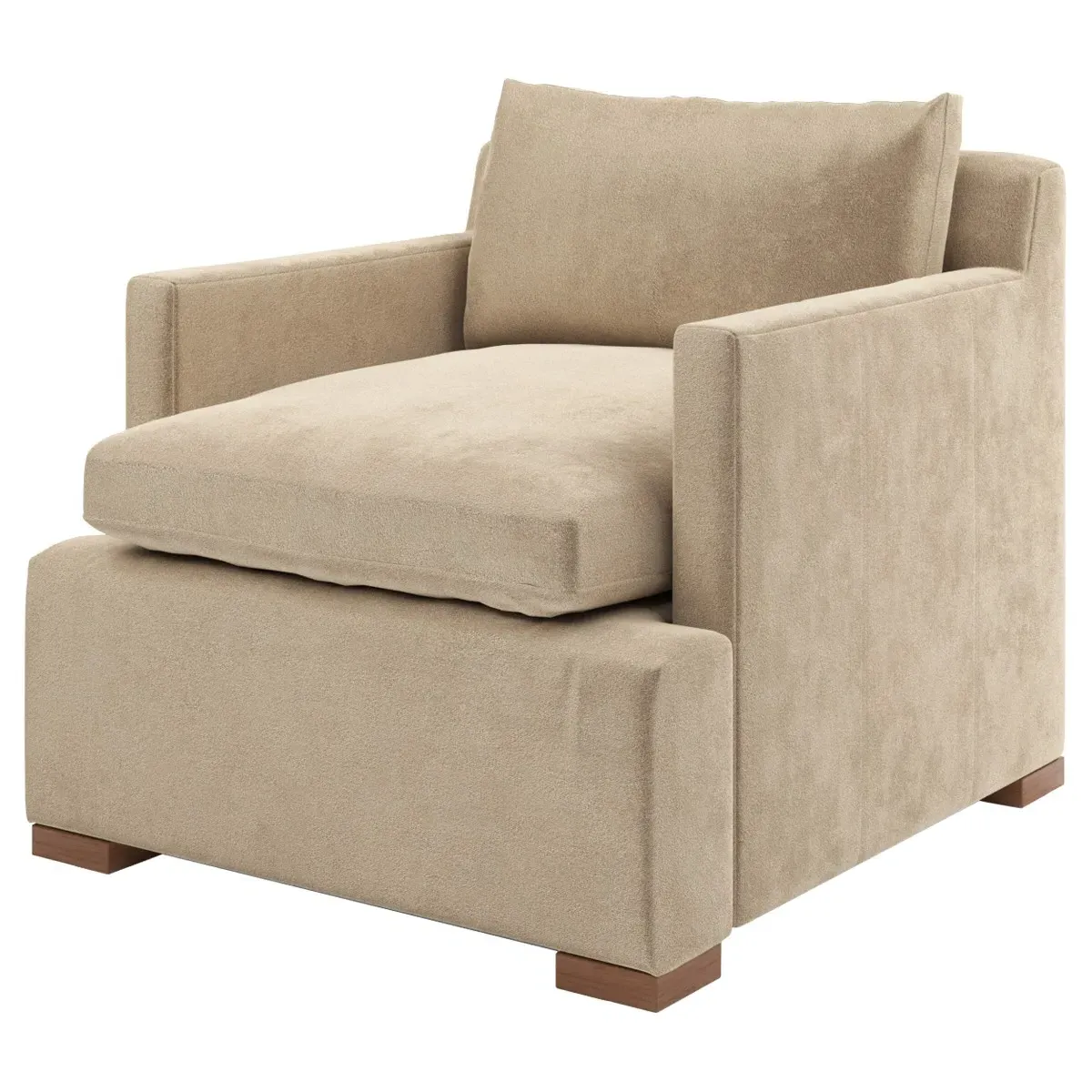 Harley Chair - Champagne, Performance Velvet
